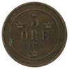 Sweden 1876 5 Ore Very Fine (VF20)