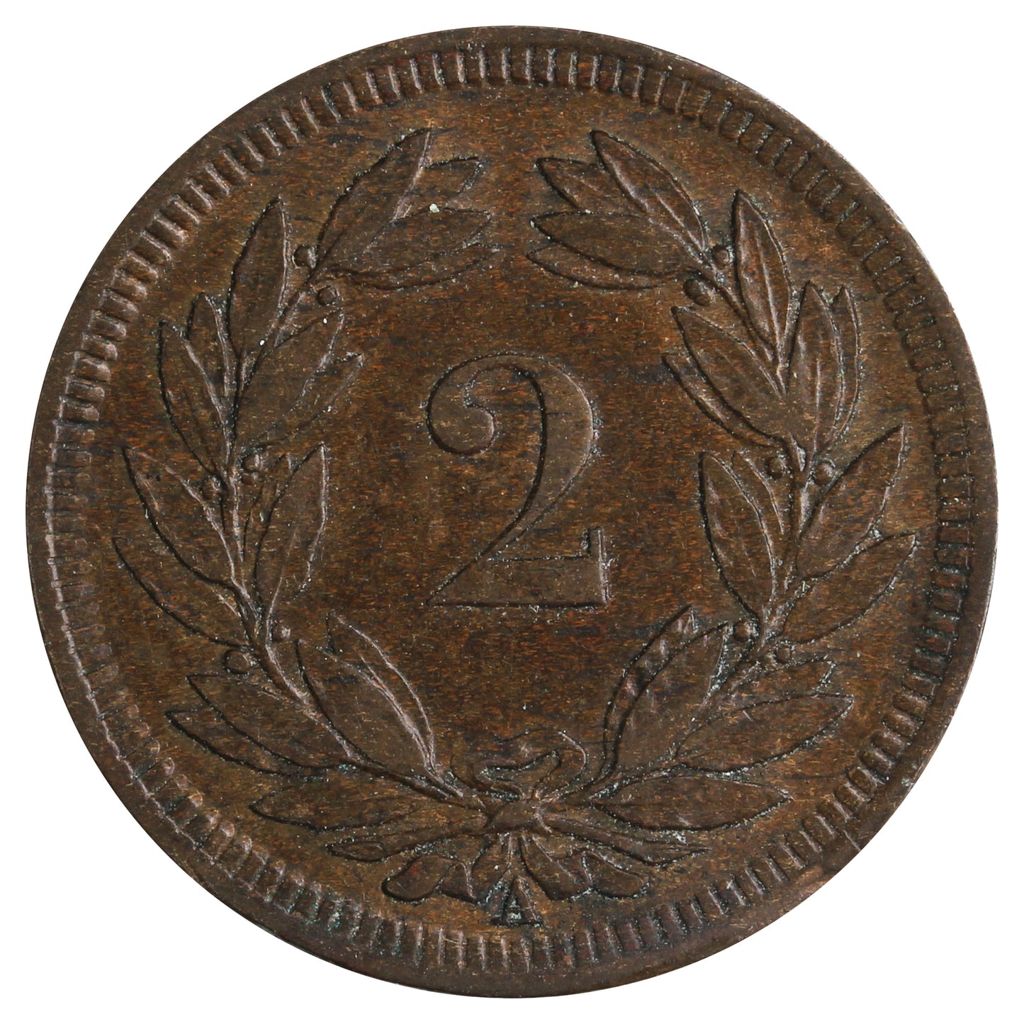 Switzerland 1851A 2 Rappen EF-AU (EF45)