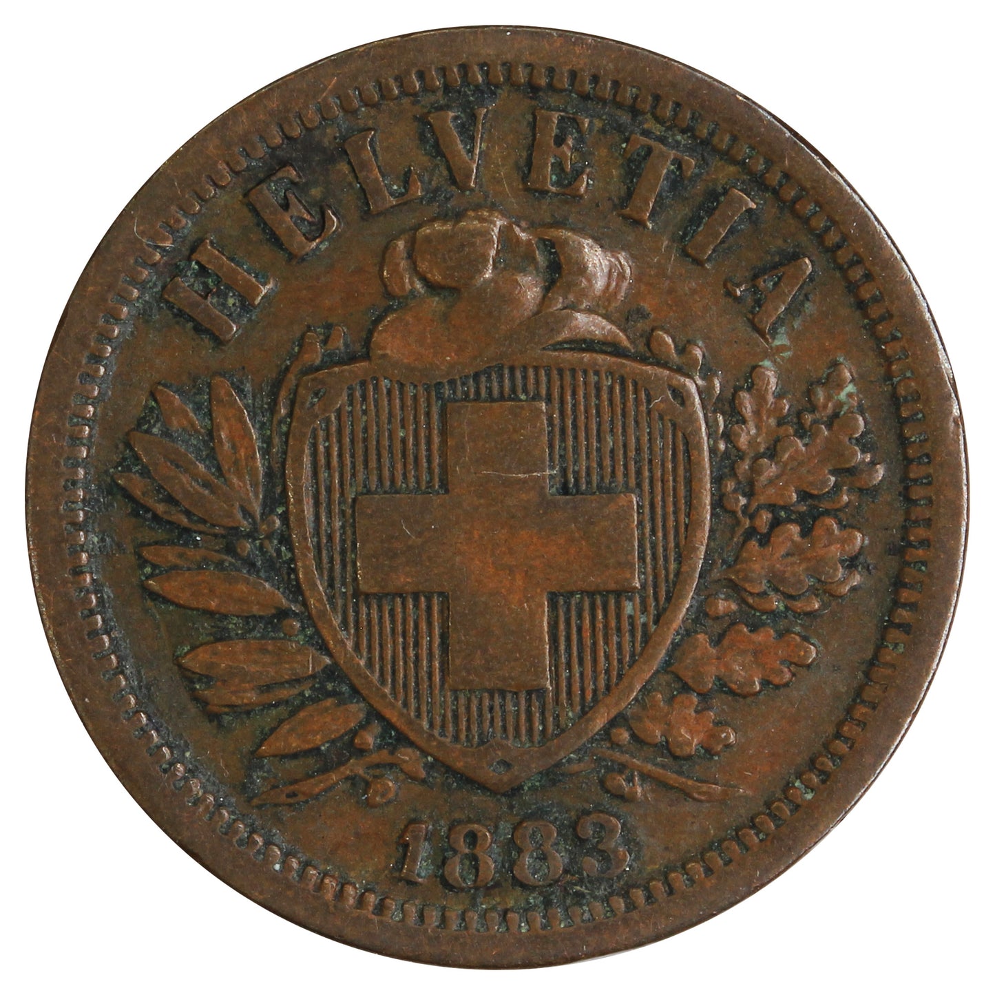 Switzerland 1883B 2 Rappen Very Fine (VF20)