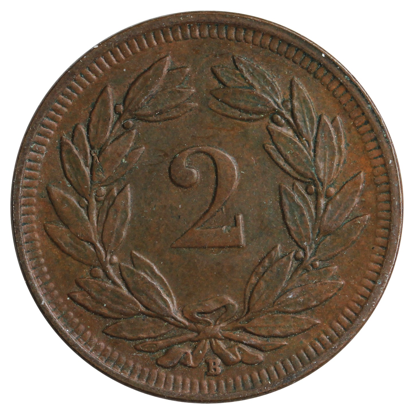 Switzerland 1899B 2 Rappen Very Fine (VF20)