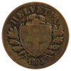 Switzerland 1903B 2 Rappen F-VF (F15)