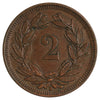 Switzerland 1909B 2 Rappen Extra Fine (EF40)