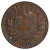 Switzerland 1910B 2 Rappen Very Fine (VF20)