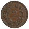 Switzerland 1910B 2 Rappen Very Fine (VF20)