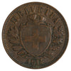 Switzerland 1914B 2 Rappen Very Fine (VF20)