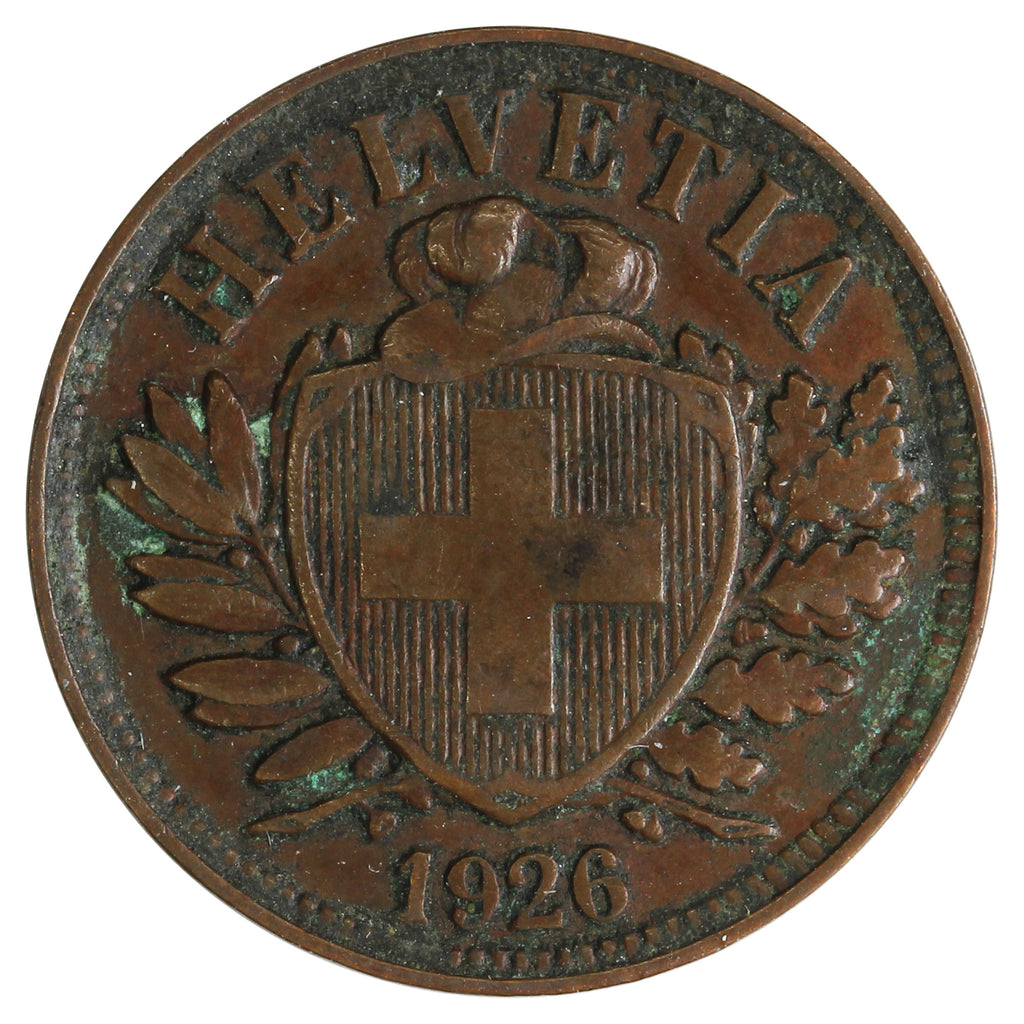 Switzerland 1926B 2 Rappen Very Fine (VF20)
