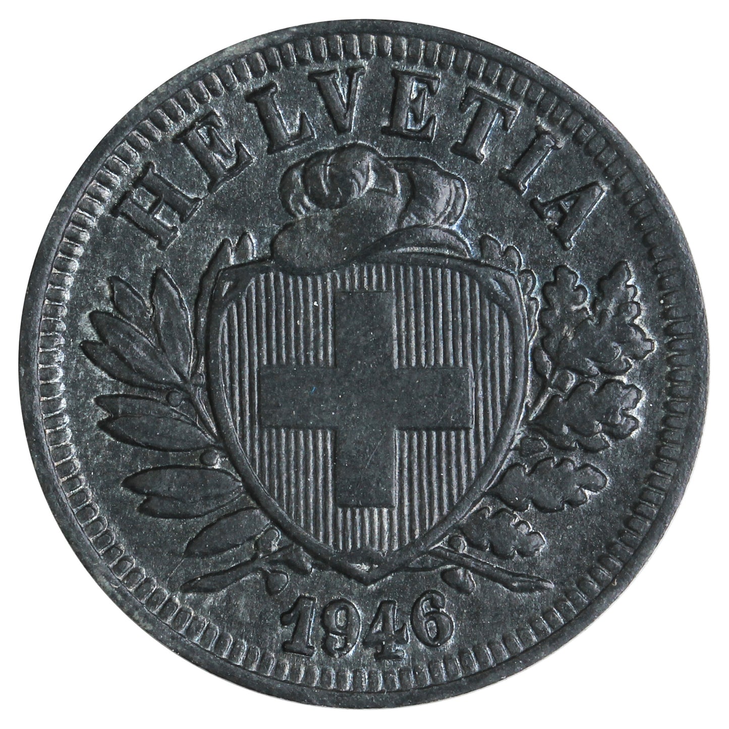 Switzerland 1946B 2 Rappen Extra Fine (EF40)