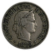 Switzerland 1879B 5 Rappen Very Fine (VF20)