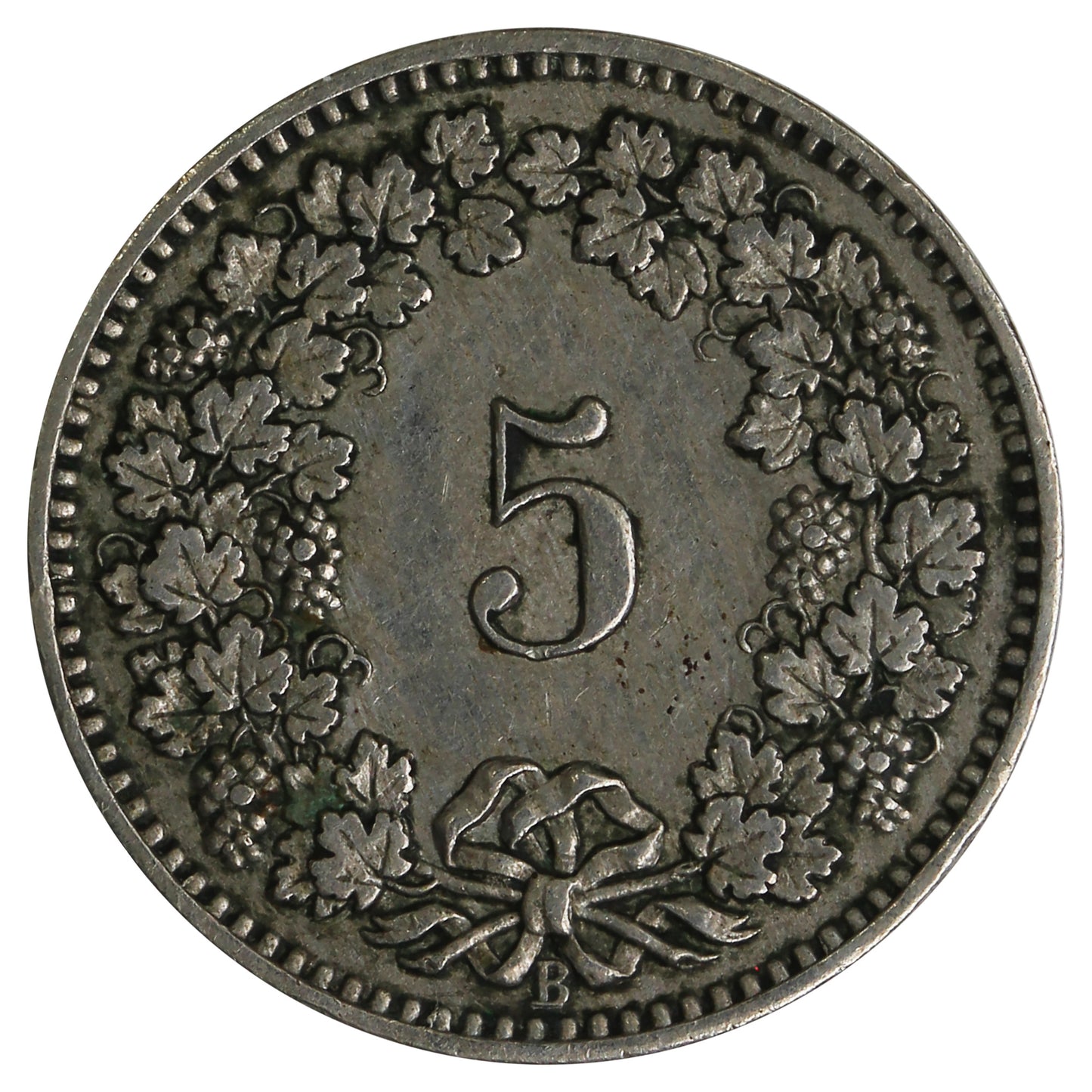 Switzerland 1888B 5 Rappen Extra Fine (EF40)