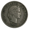 Switzerland 1897B 5 Rappen Very Fine (VF20)