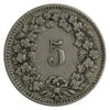 Switzerland 1897B 5 Rappen Very Fine (VF20)