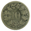 Switzerland 1851BB 10 Rappen Very Good (VG8)