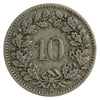 Switzerland 1895B 10 Rappen VF-EF (VF30)