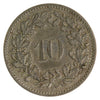 Switzerland 1899B 10 Rappen Fine (F12)