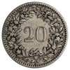 Switzerland 1885B 20 Rappen Extra Fine (EF40)