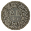 Switzerland 1878B 2 Francs F-VF (F15)