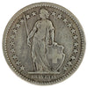 Switzerland 1878B 2 Francs F-VF (F15)