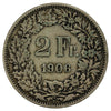 Switzerland 1906B 2 Francs F-VF (F15)
