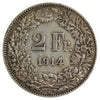 Switzerland 1914B 2 Francs VF-EF (VF30)