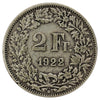 Switzerland 1922B 2 Francs F-VF (F15)