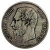 Belgium 1870 5 Francs VF-EF (VF30) (L)