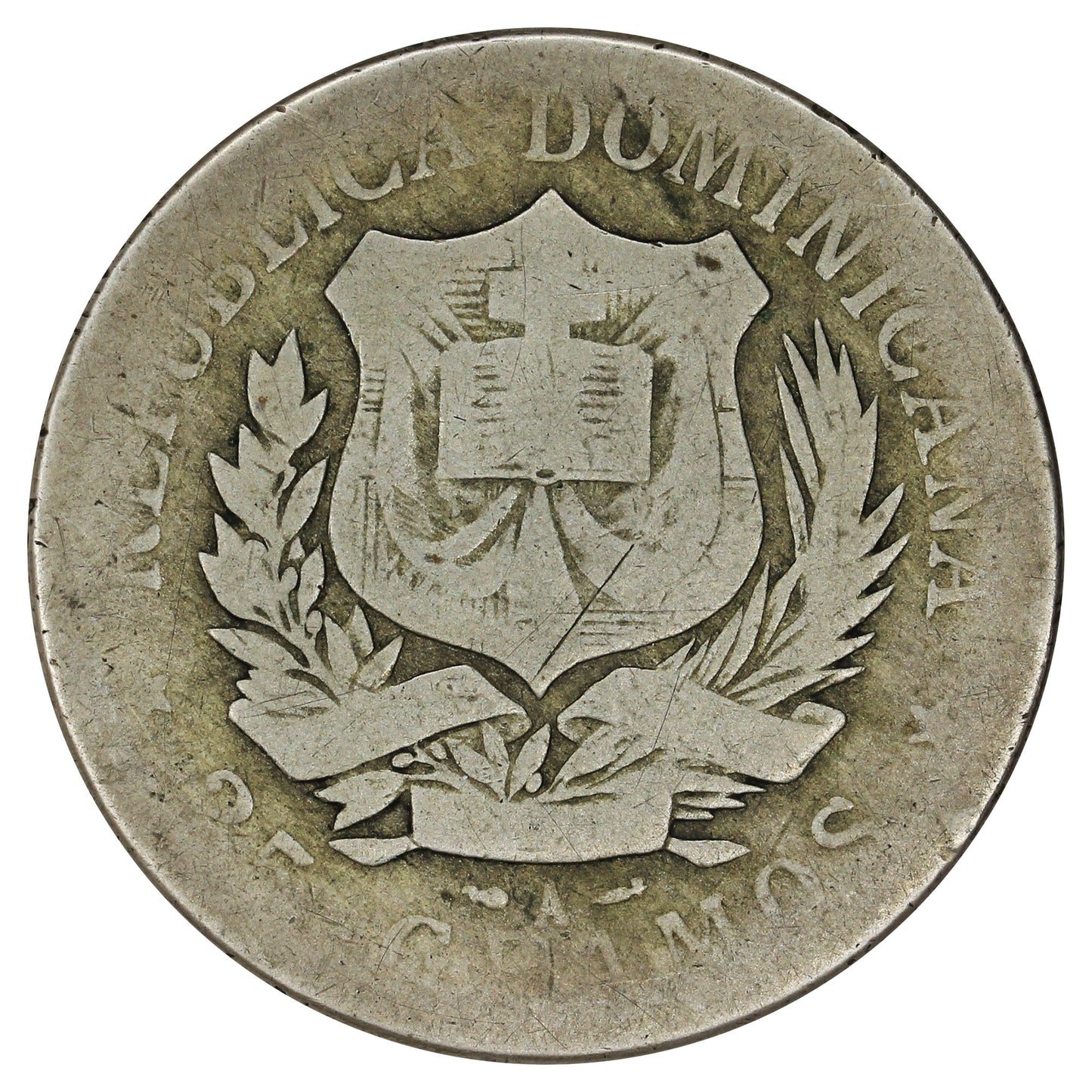 Dominican Republic 1897A Peso Very Good (VG8) (L)