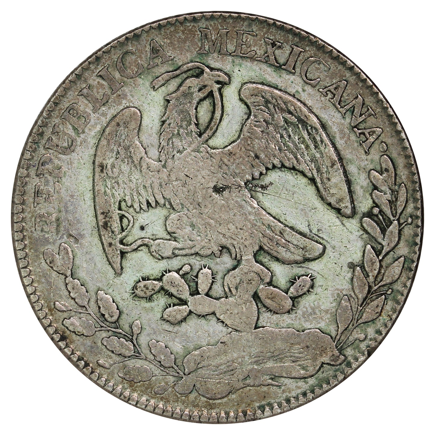 Mexico 1874 ZS JA 8 Reales Very Fine (VF20) (L)