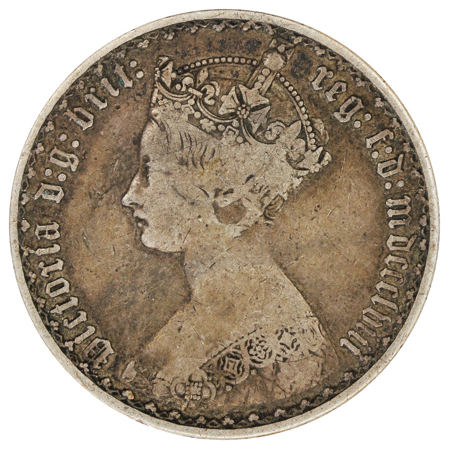 Great Britain 1858 Florin F-VF (F15) $