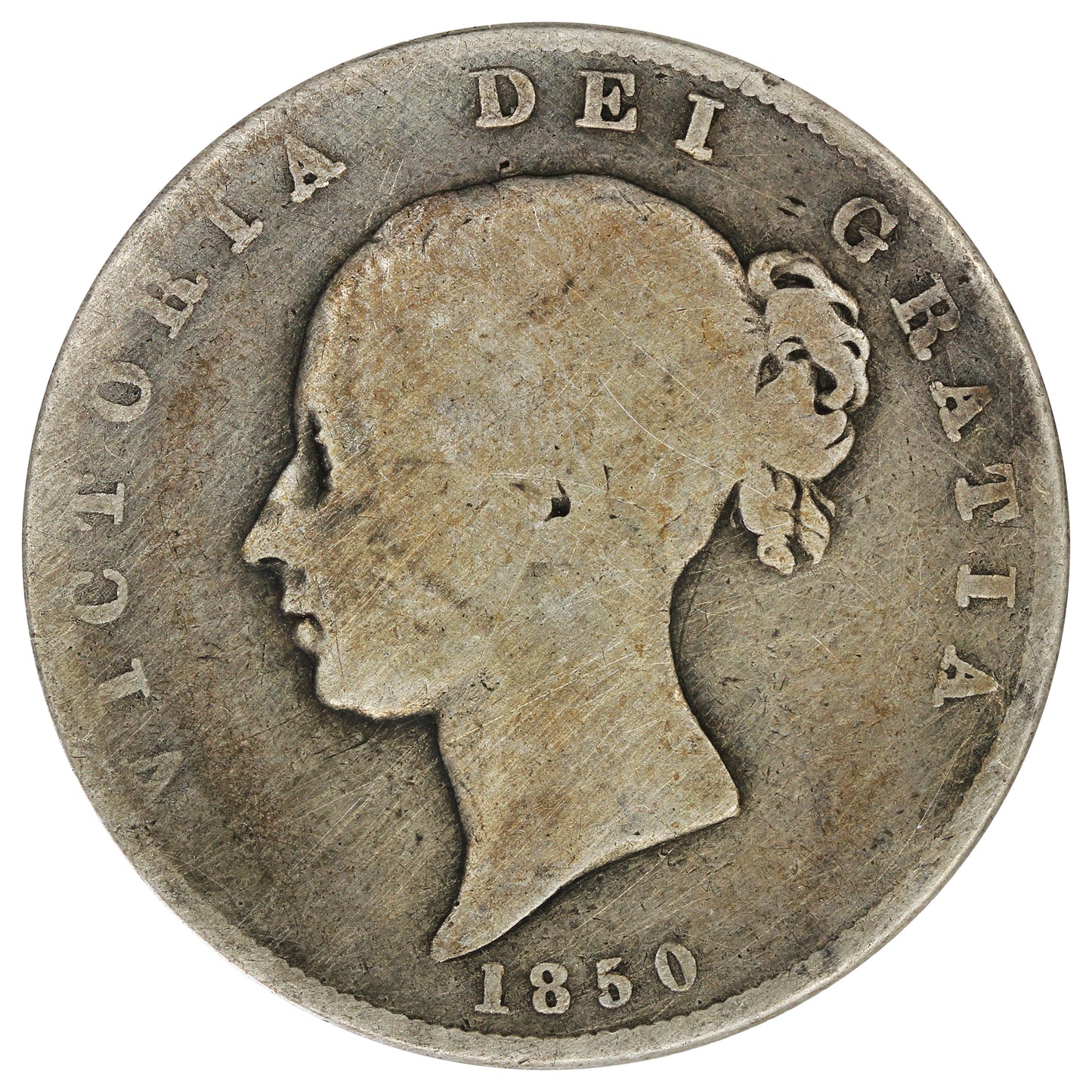 Great Britain 1850 1/2 Crown Good (G4) $