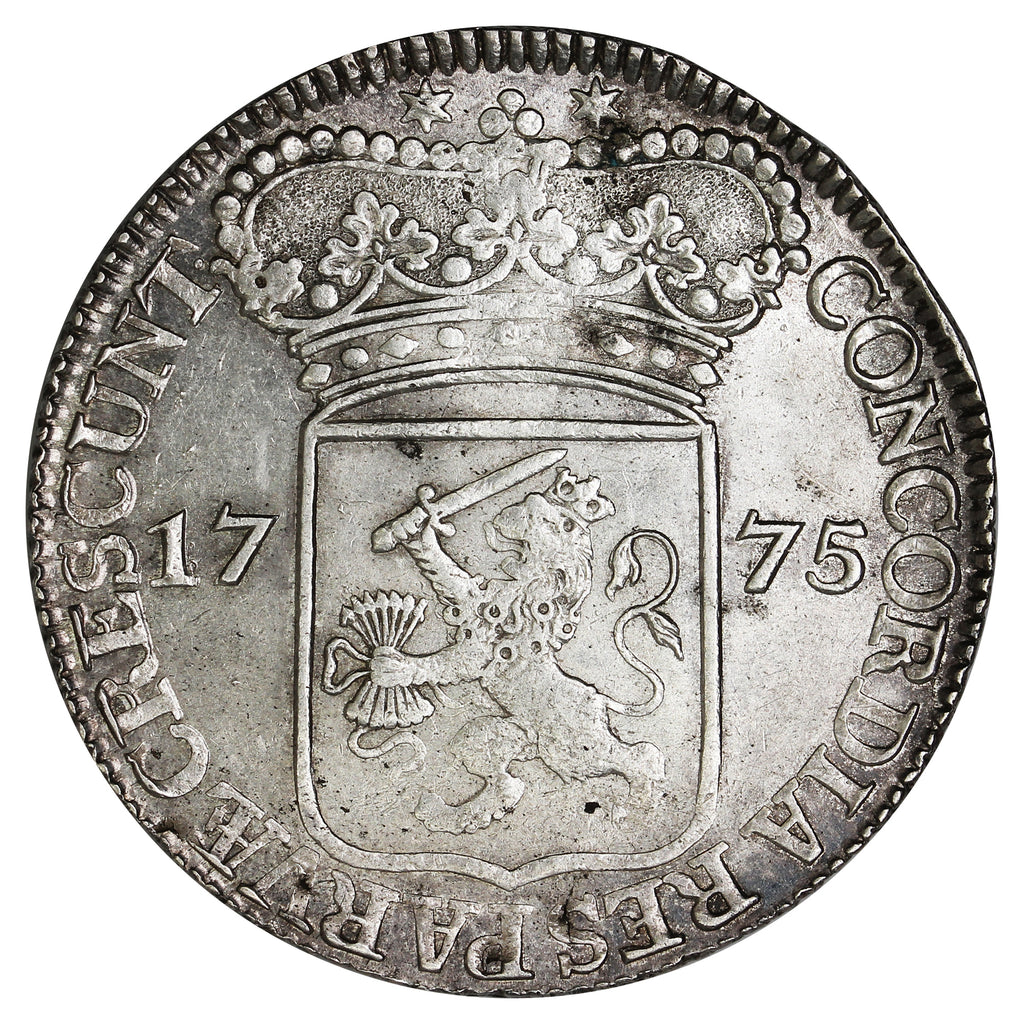 Netherlands 1775 Zeeland Silver Ducat EF-AU (EF45) (L)