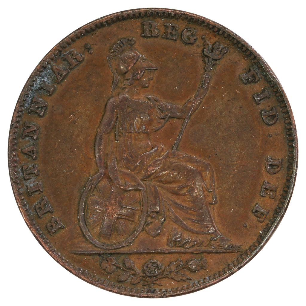 Great Britain 1840 Farthing VF-EF (VF30)