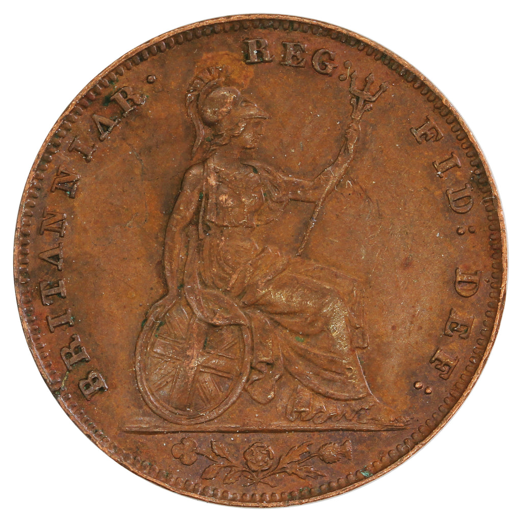 Great Britain 1853 Farthing EF-AU (EF45)