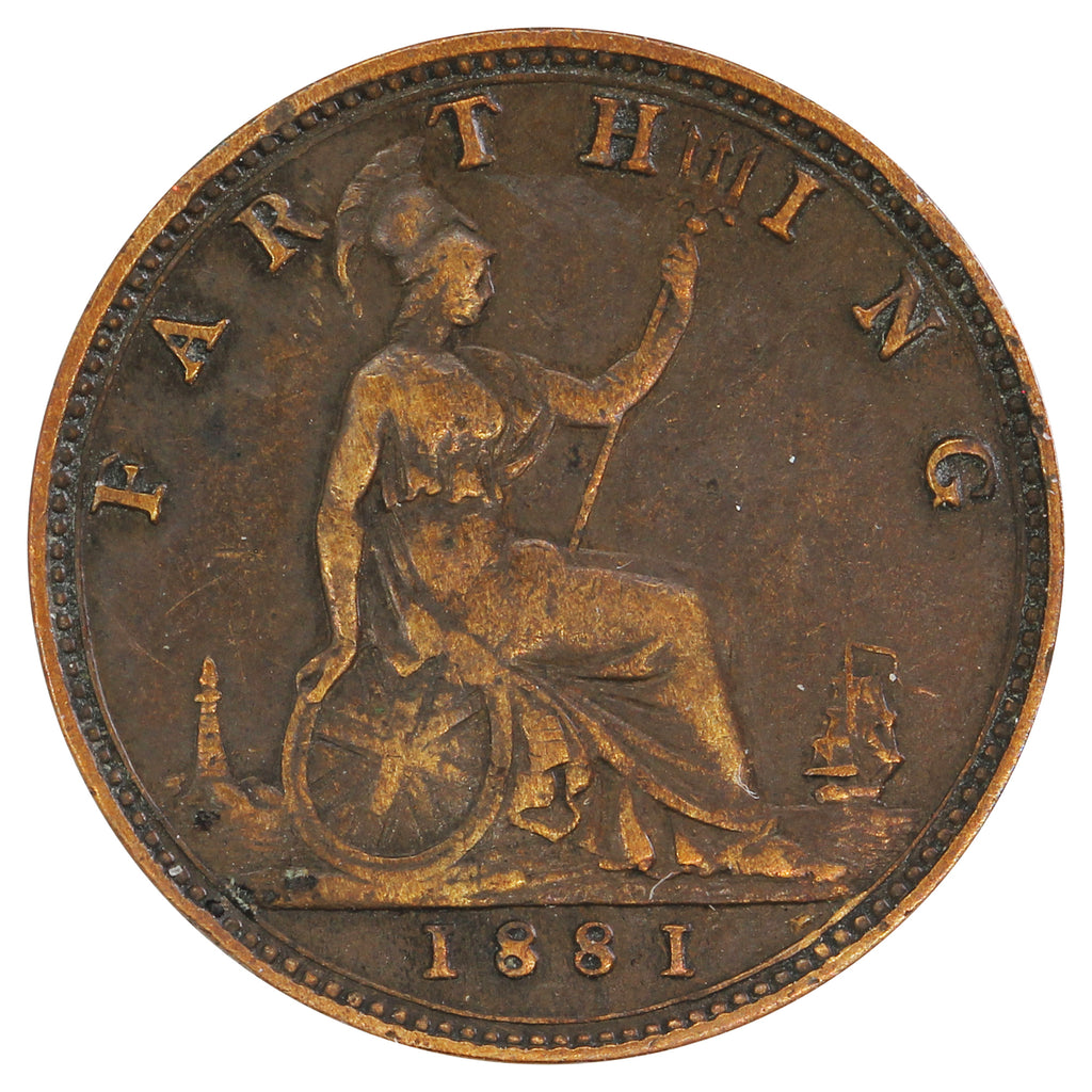 Great Britain 1881 Farthing Very Fine (VF20)