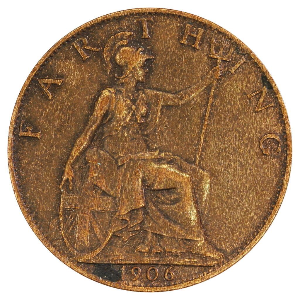 Great Britain 1906 Farthing Extra Fine (EF40)
