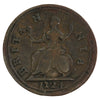 Great Britain 1724 George I 1/2 Penny VG-F (VG10)