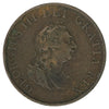 Great Britain 1799 George III 1/2 Penny VF-EF (VF30)