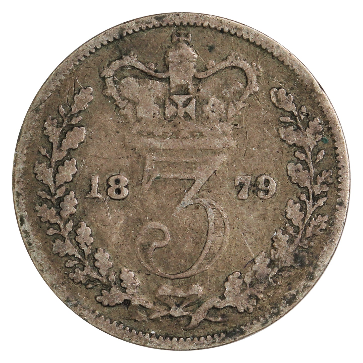 Great Britain 1879 3 Pence G-VG (G6)