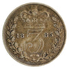 Great Britain 1885 3 Pence Very Fine (VF20)