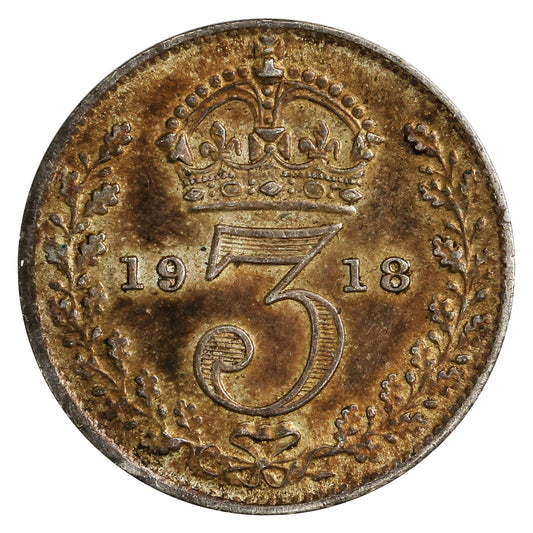 Great Britain 1918 3 Pence EF-AU (EF45)