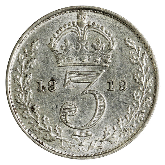 Great Britain 1919 3 Pence Uncirculated (MS60)