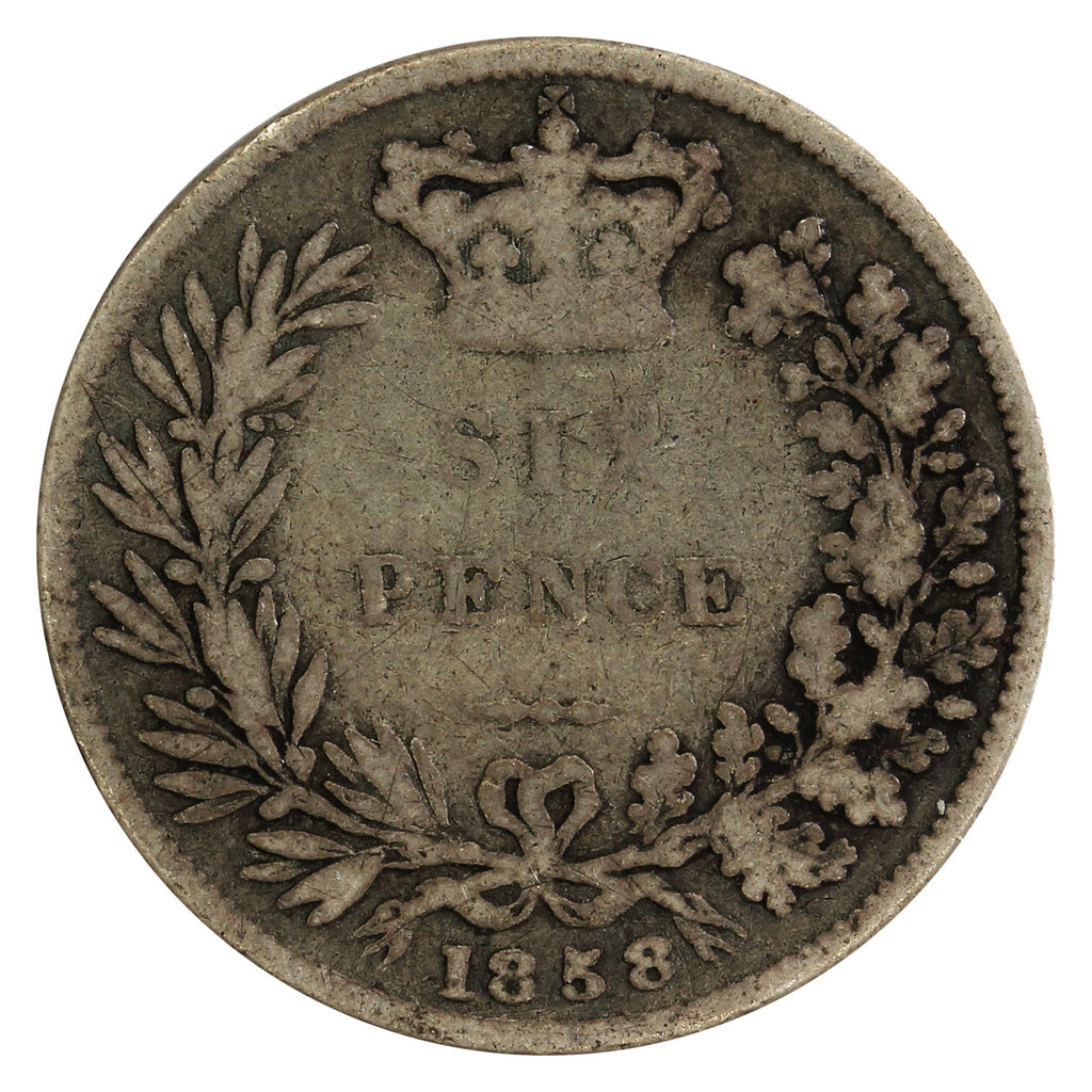 Great Britain 1858 6 Pence G-VG (G6)