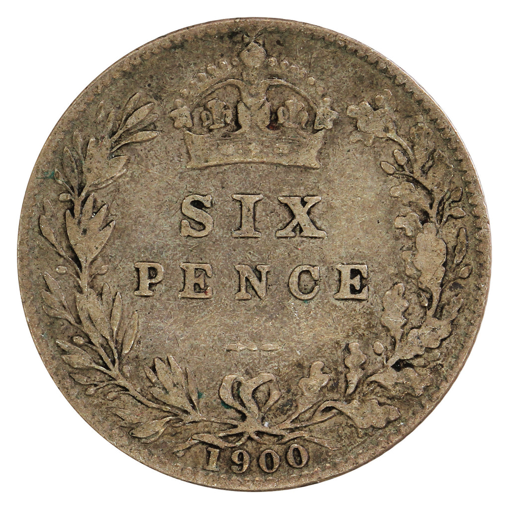 Great Britain 1900 6 Pence Very Good (VG8)