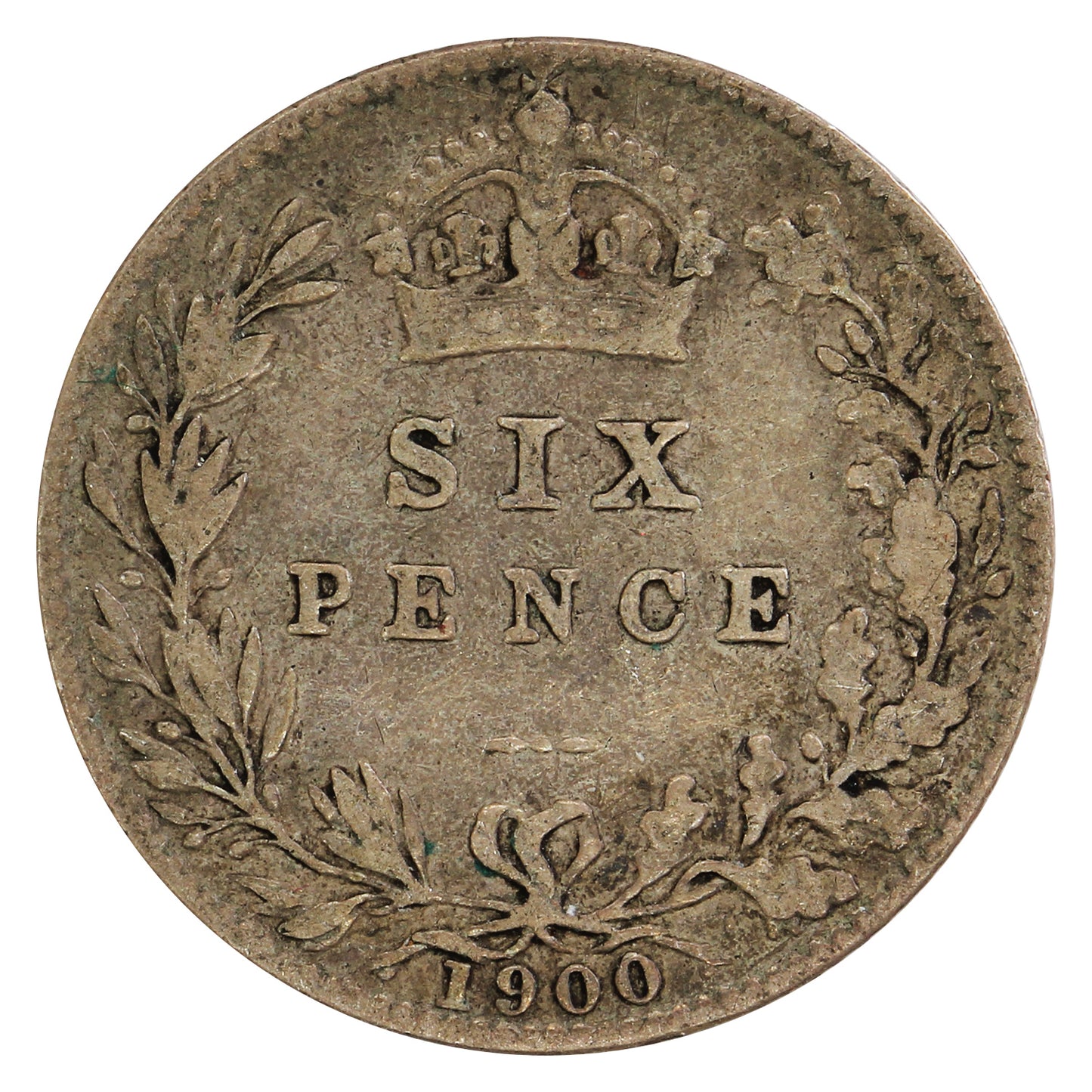 Great Britain 1900 6 Pence Very Good (VG8)