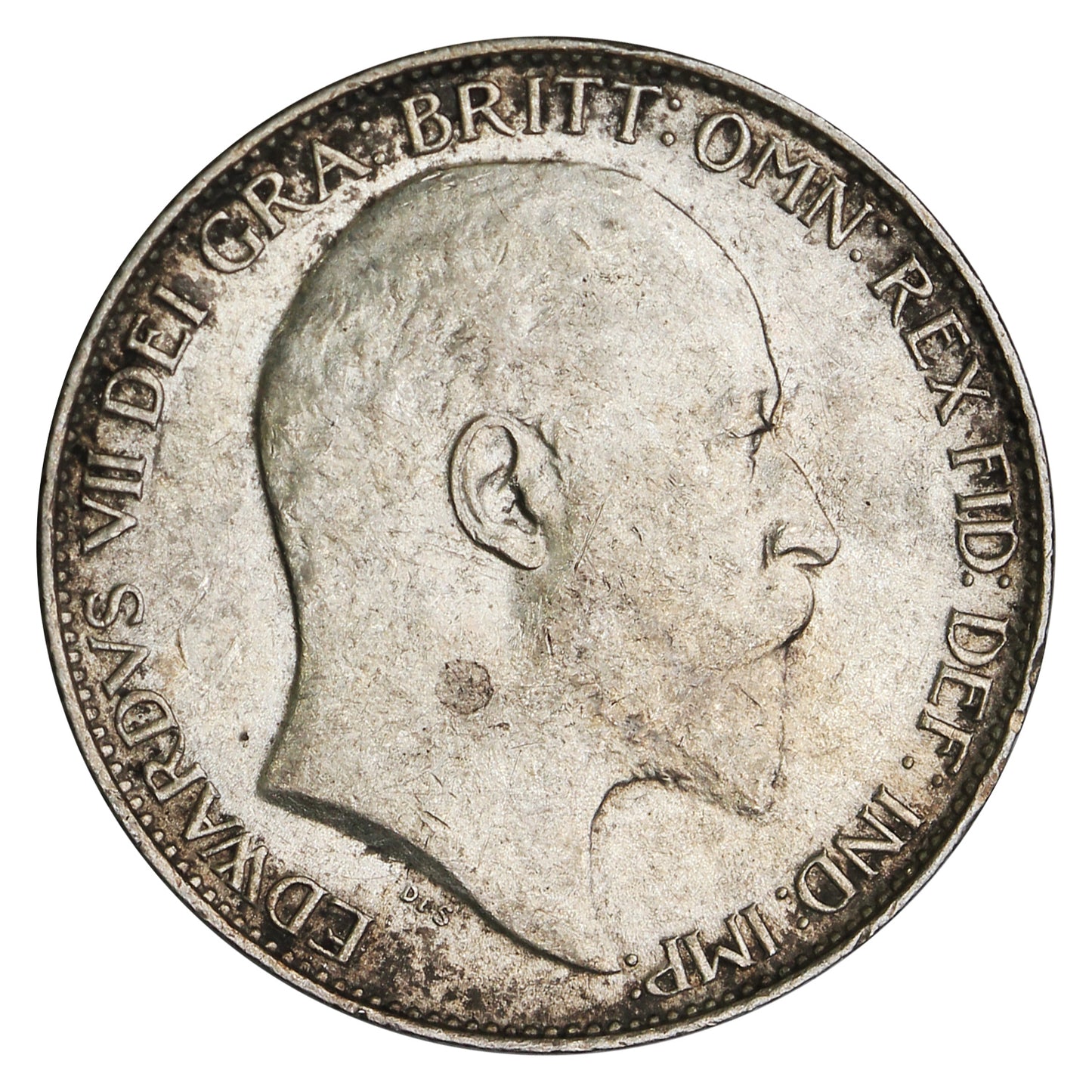Great Britain 1902 6 Pence Almost Uncirculated (AU50)