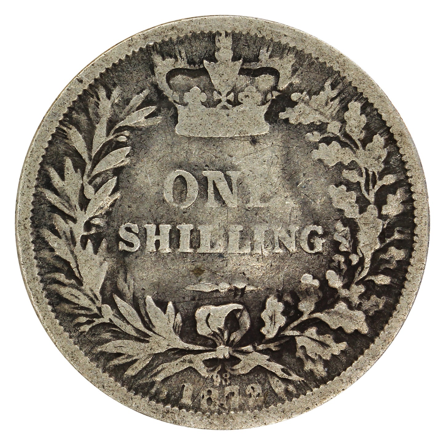 Great Britain 1872 Die #98 Shilling G-VG (G6)