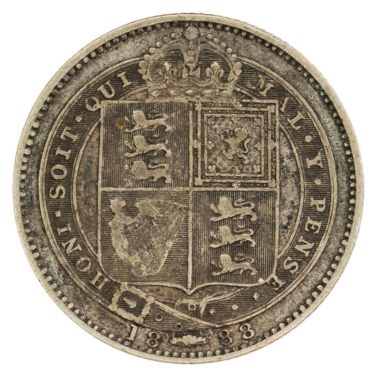Great Britain 1888 Shilling Very Fine (VF20)