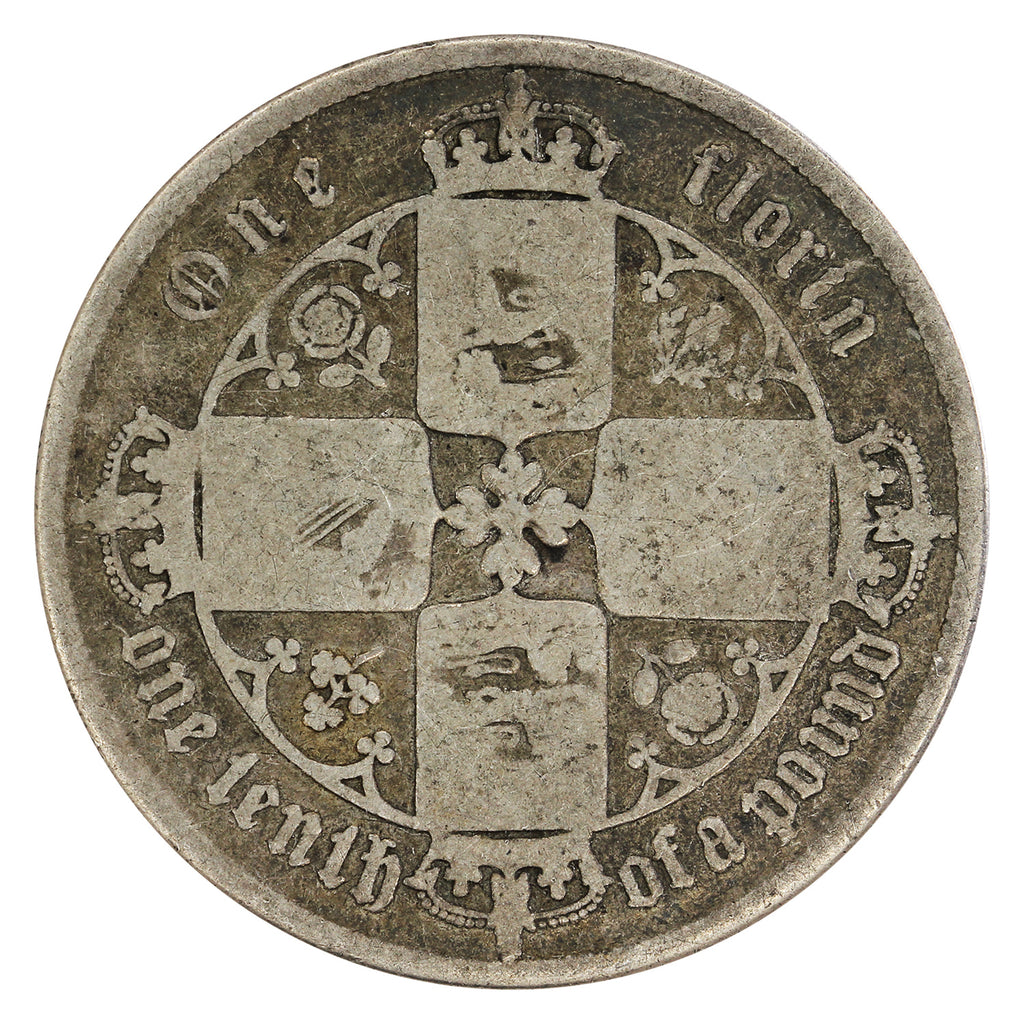 Great Britain 1853 Florin G-VG (G6)