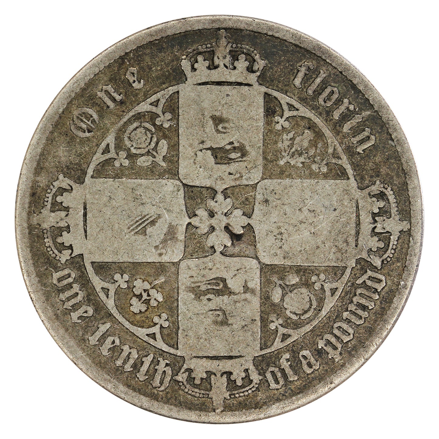 Great Britain 1853 Florin G-VG (G6)