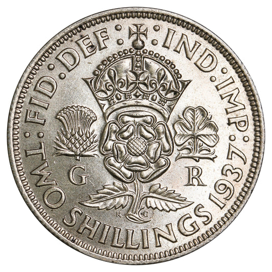 Great Britain 1937 2 Shillings Uncirculated (MS60)
