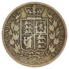Great Britain 1886 1/2 Crown G-VG (G6)